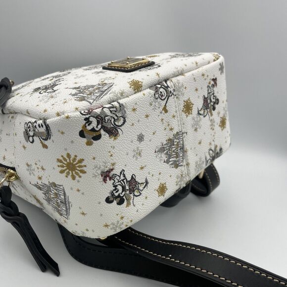 Dooney & Bourke Disney Mickey Holiday 2020 Mini Backpack Winter Wonderland NWT - Picture 10 of 16